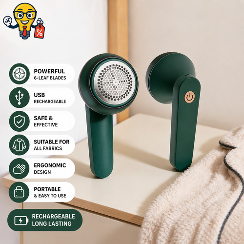 Rechargeable fabric shaver - fabric,