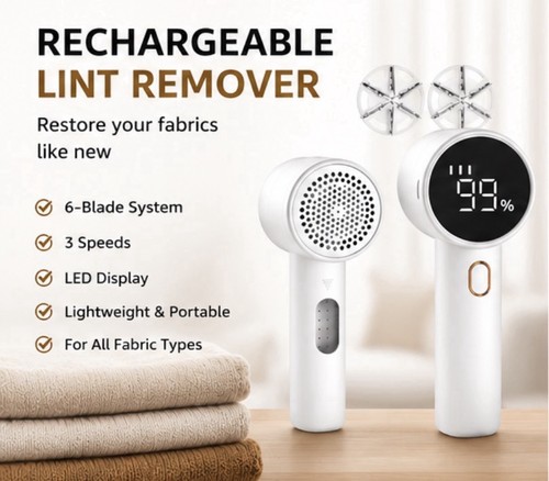 Rechargeable electric lint - rechargeable,