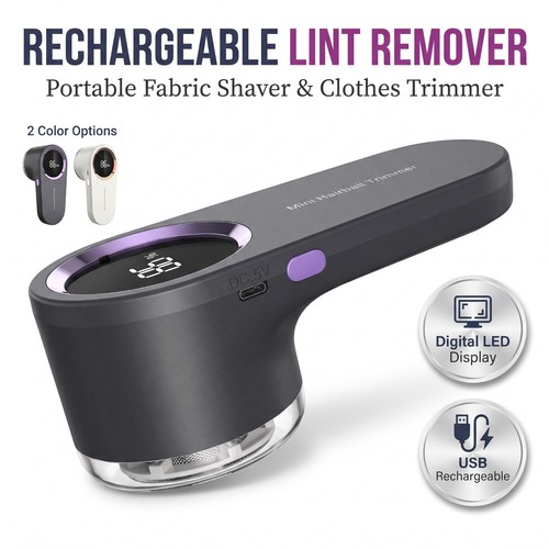 Electric lint remover fabric - remover,