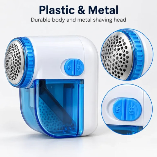 Electric fabric lint remover - lint,